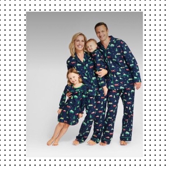 Wondershop - Holiday Car Family Flannel Pajama Set XXL - Picture 1 of 12